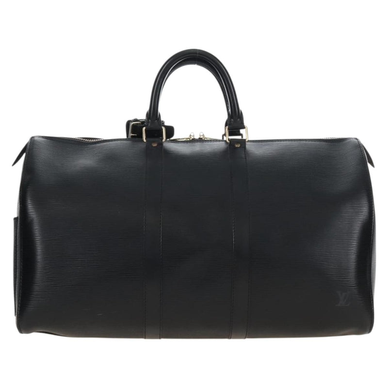 Louis Vuitton Keepall Epi Leather Black Bag