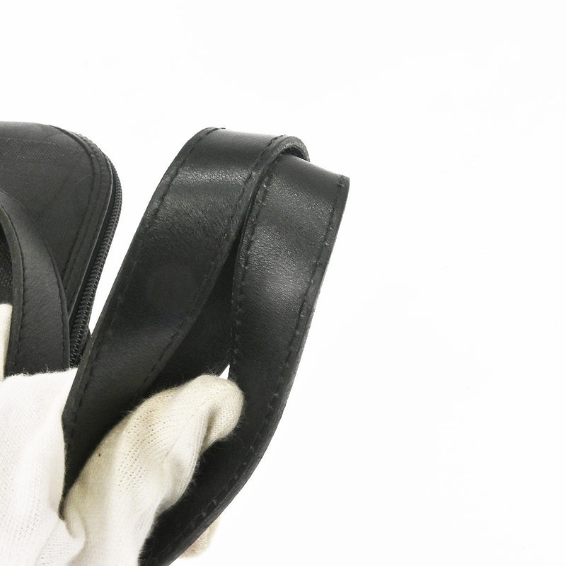 Christian Dior Vintage Canvas Black Pvc Bag