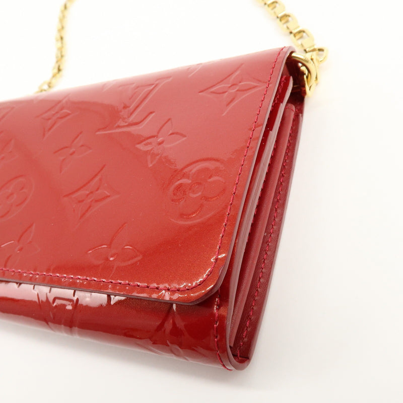 Louis Vuitton Chaine Monogram Vernis Red Patent_leather Bag
