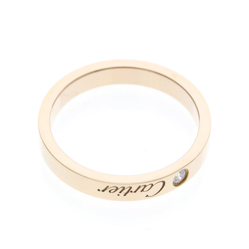 Cartier C De Wedding Band Platinum With Diamond Gold Pink_gold Bijoux