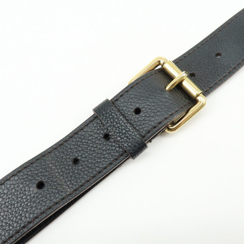 Louis Vuitton Selene Mahina Leather Black Bag