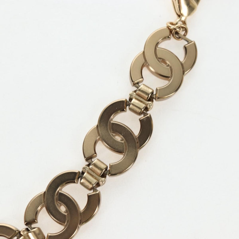 Chanel Cc Link Choker Metal With Crystals Gold Bijoux