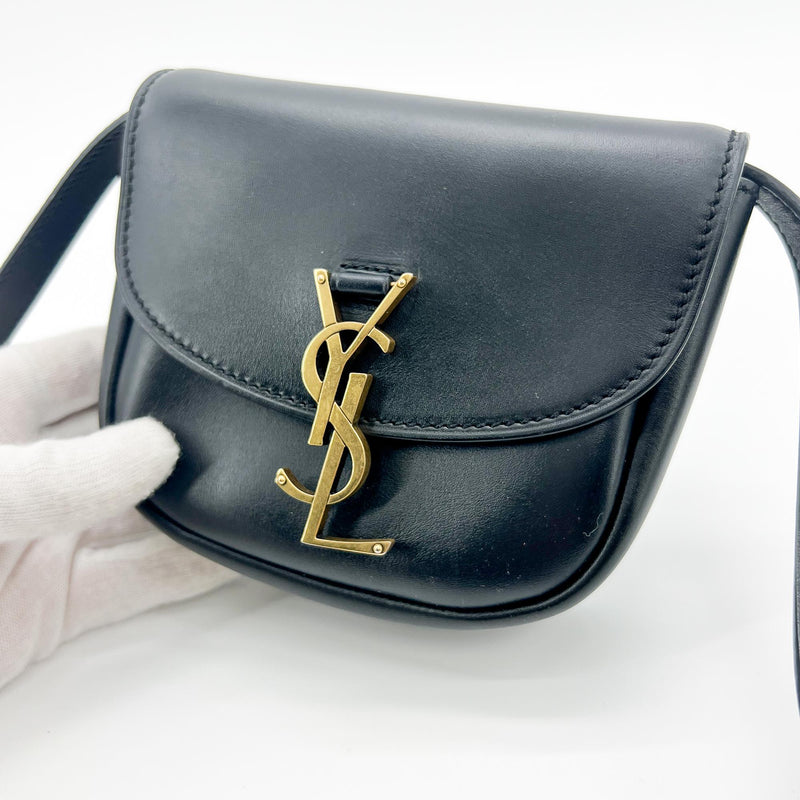 Saint Laurent Kaia Leather Black Bag