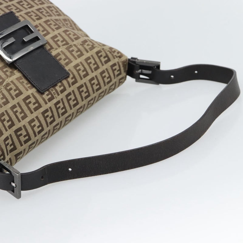 Fendi Mamma Baguette Canvas Beige Bag