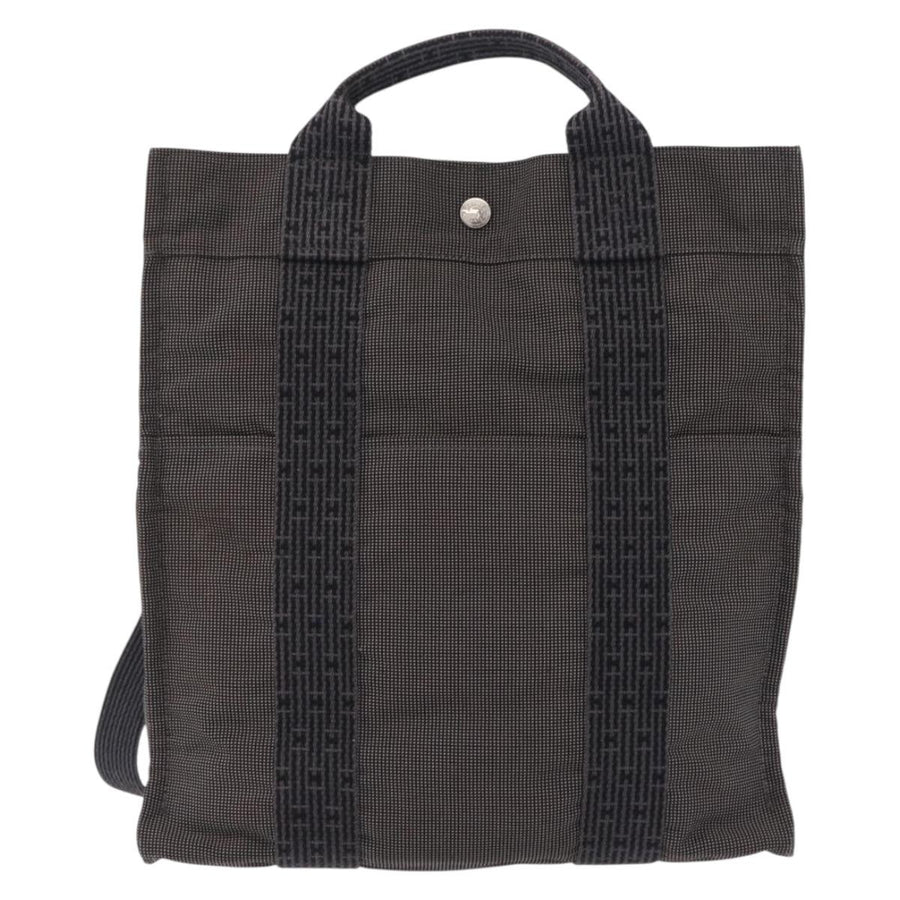 Hermes Herline Canvas Gray Bag