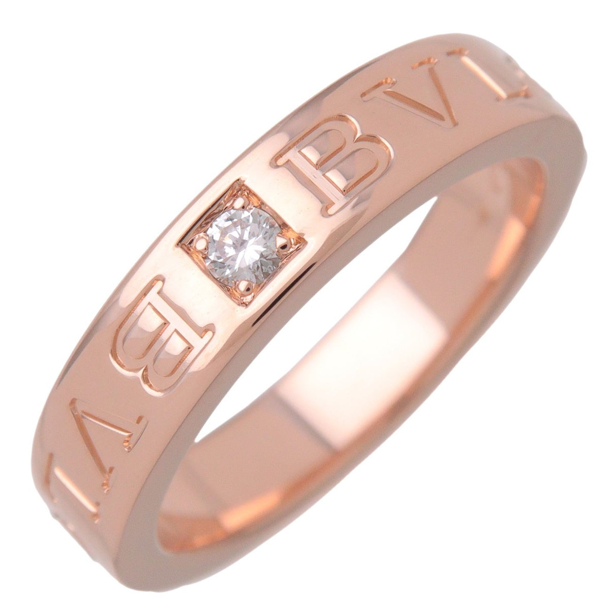 Bvlgari B.zero1 Essential Logo Band 18k Rose Gold Rose_gold Bijoux
