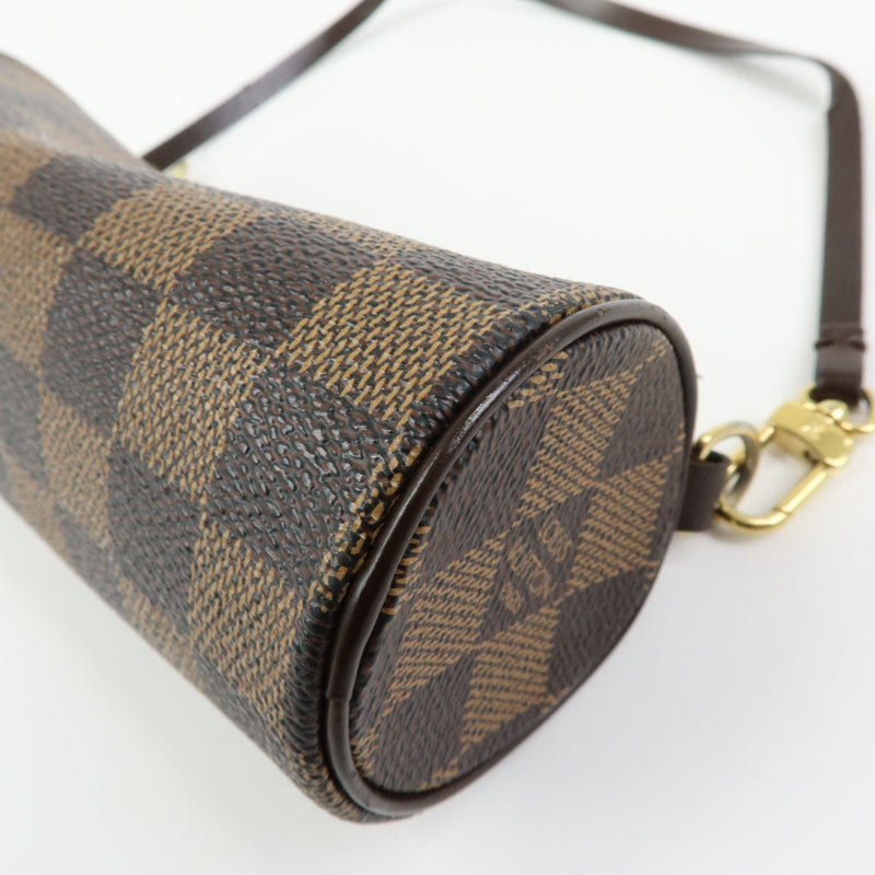 Louis Vuitton Papillon Pochette Damier Brown Canvas Bag