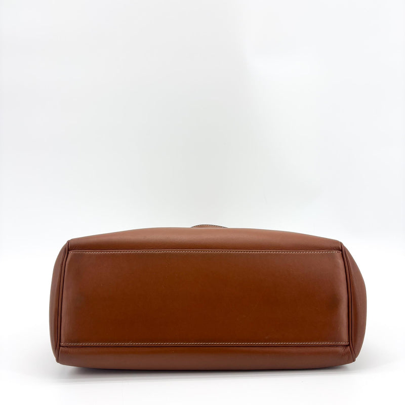 Celine Soft 16 Smooth Calfskin Brown Leather Bag