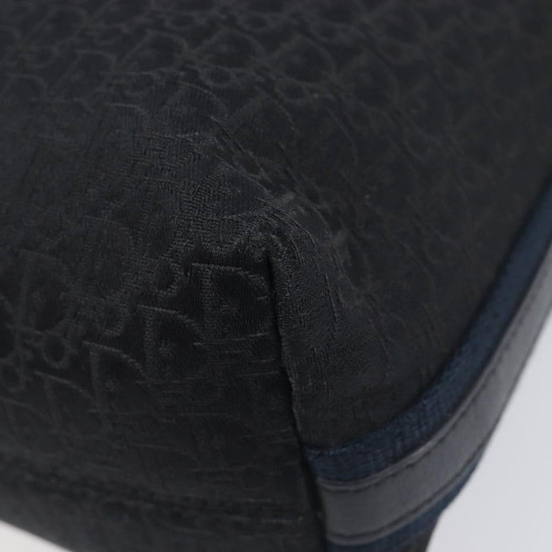 Christian Dior Vintage Street Chic Messenger Diorissimo Canvas And Leather Black