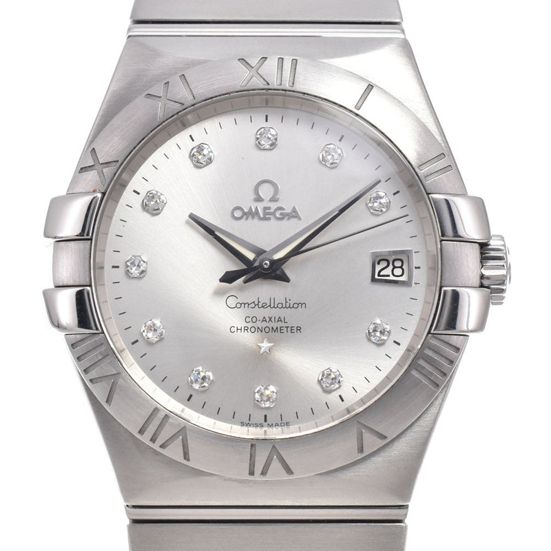 Omega Constellation Co-Axial Chronometer Automatic Stainless Steel With Diamond Markers Watches