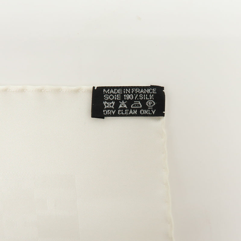 Hermes Carré 40 Silk White Accessory