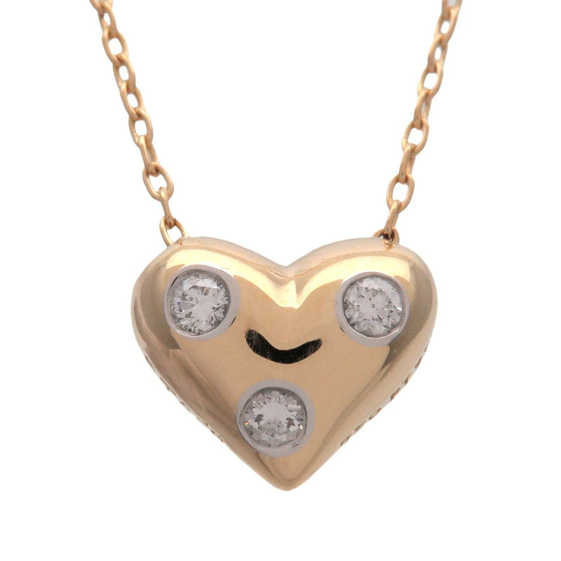 Tiffany & Co. Etoile Heart 3 Diamond Pendant 18k Yellow Gold With Platinum And Diamonds Yellow_gold Bijoux