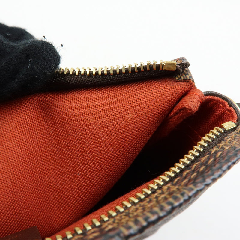 Louis Vuitton Trousse Make Up Damier Brown Canvas Bag