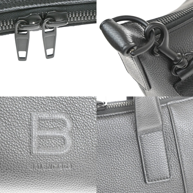 Balenciaga Hourglass Carryall Leather Black Bag