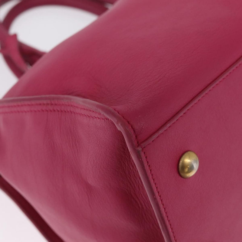 Saint Laurent Classic Y Cabas Leather Pink Bag