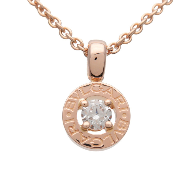 Bvlgari Solitaire Pendant 18k White Gold With Diamond Rose_gold Bijoux