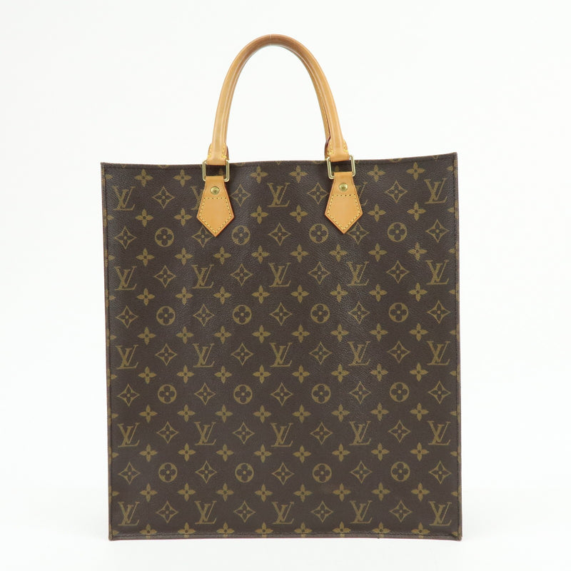 Louis Vuitton Vintage Sac Plat Monogram Canvas Brown Bag