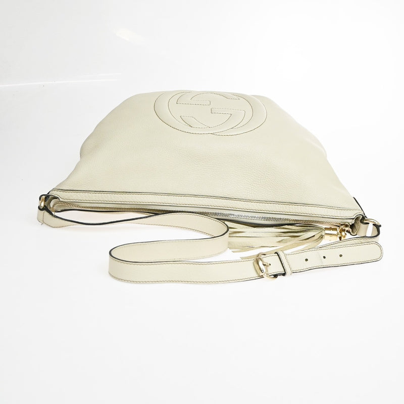 Gucci Soho Messenger Leather White