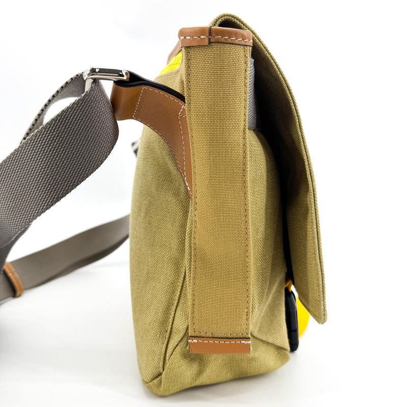 Loewe Shoulder Bag Canvas Brown