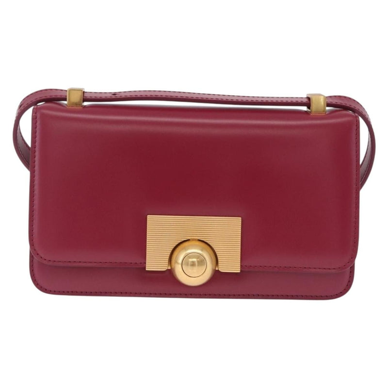 Bottega Veneta Bv Classic Spazzolato Leather Red Bag