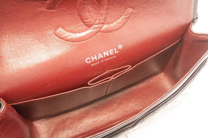 Chanel Classic Bowler Quilted Caviar Black Leather Bag