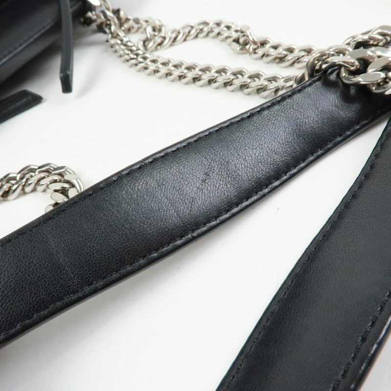 Fendi Dotcom Click Quilted Leather Black Bag