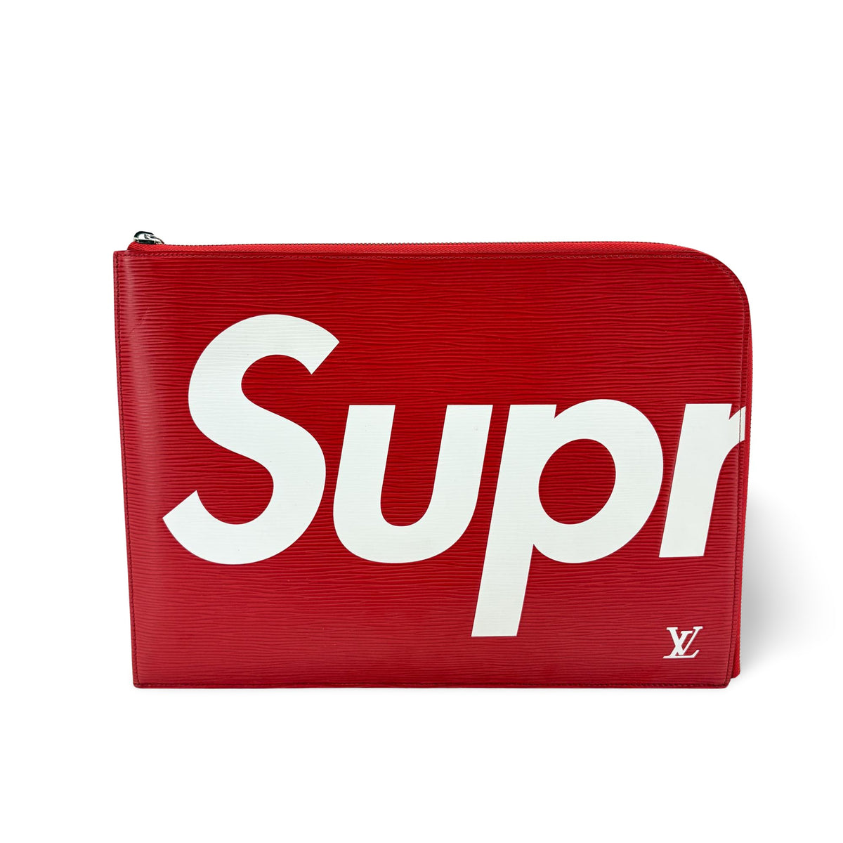 Louis Vuitton Pochette Jour Limited Edition Supreme Epi Leather Red Bag