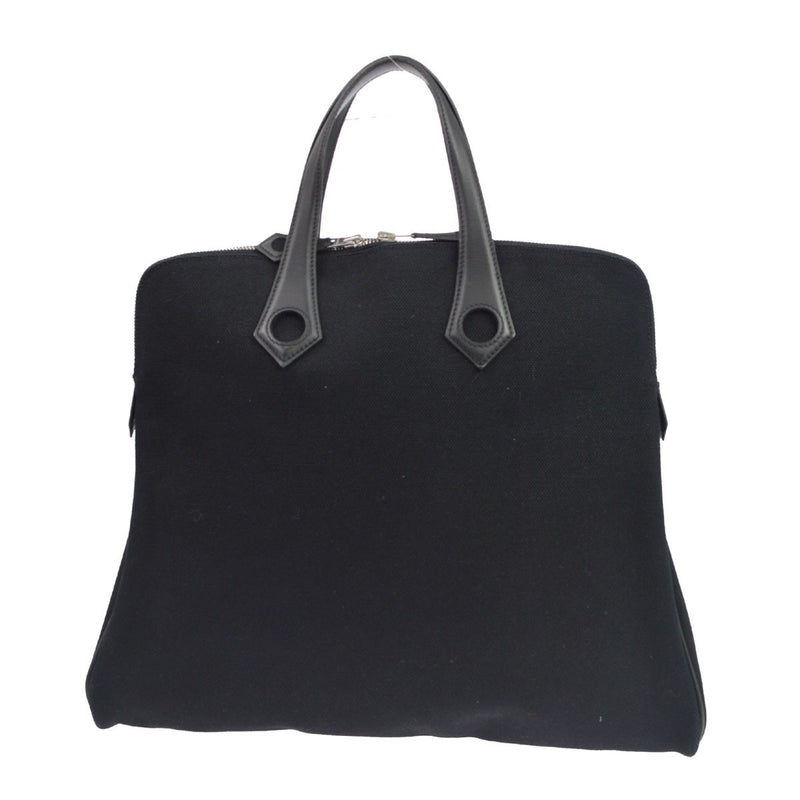 Hermes Heeboo Toile Black Canvas Bag