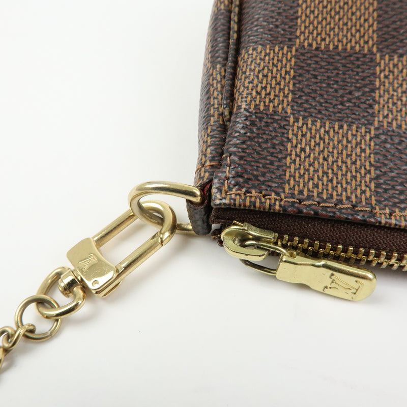 Louis Vuitton Pochette Accessoires Limited Edition Damier Brown Canvas Bag