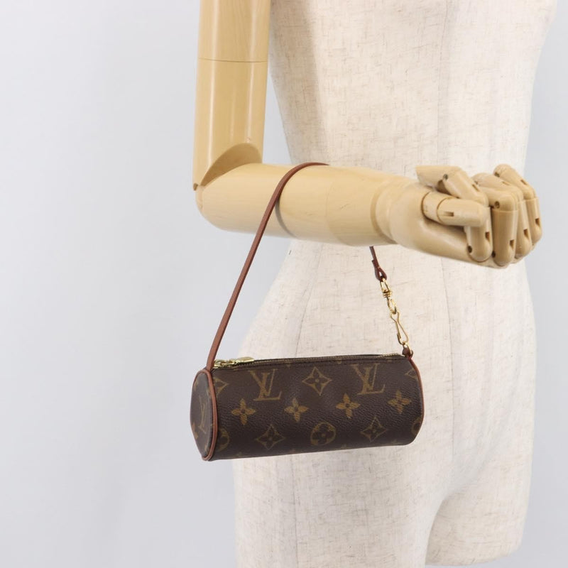 Louis Vuitton Papillon Pochette Monogram Canvas Brown Bag