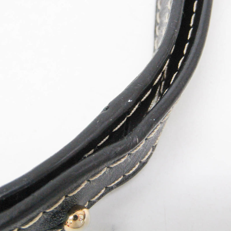 Loewe Gate Leather With Raffia Black Bag