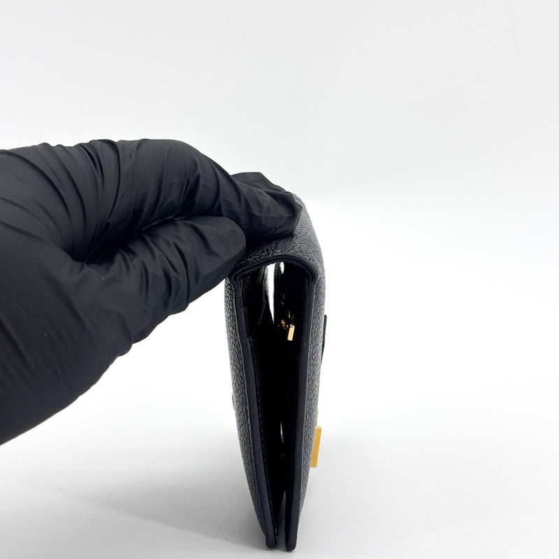 Hermes Bearn Epsom Black Leather Accessory