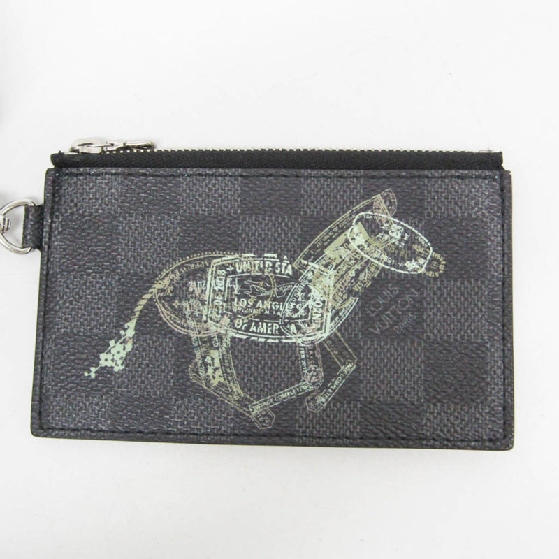 Louis Vuitton Gaston Wearable Limited Edition Wild Animals Damier Graphite Black Canvas Bag