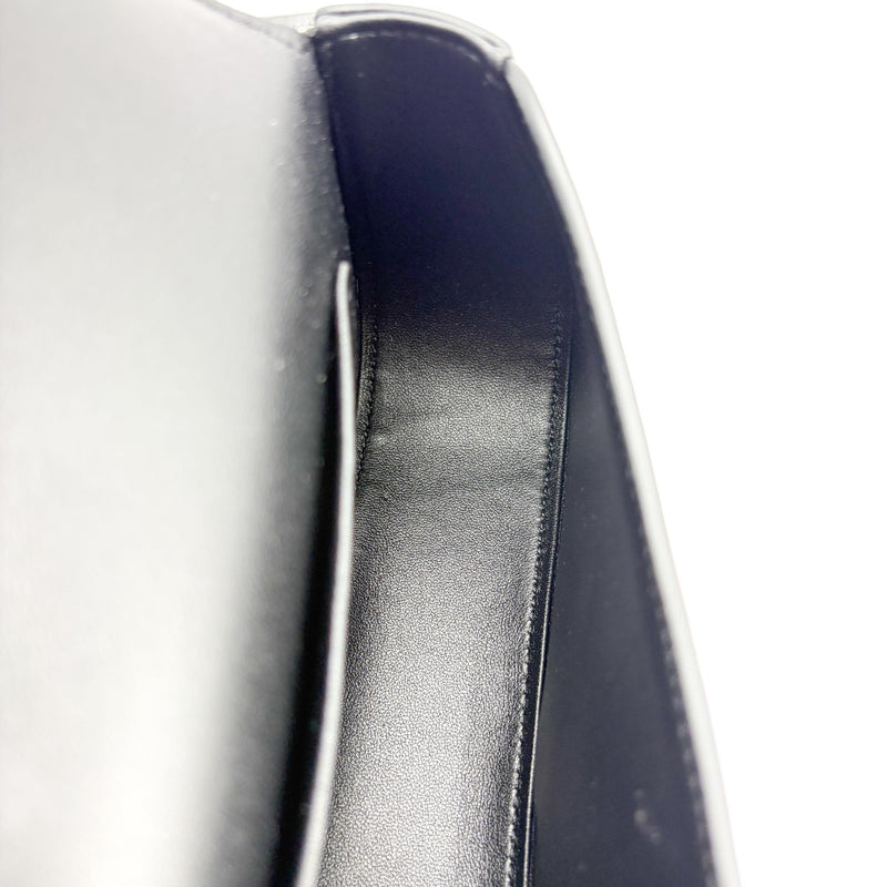 Celine Lola Triomphe Top Handle Leather Black Bag