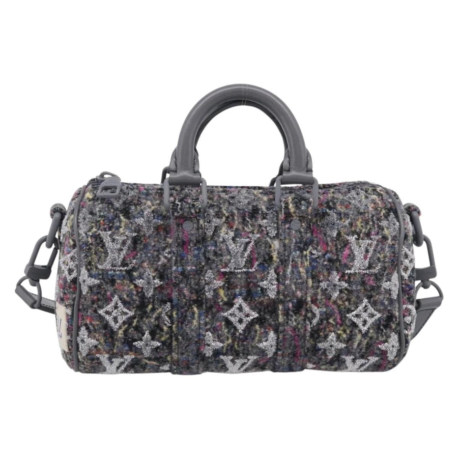 Louis Vuitton Keepall Bandouliere Lv Felt Multicolour Canvas Bag