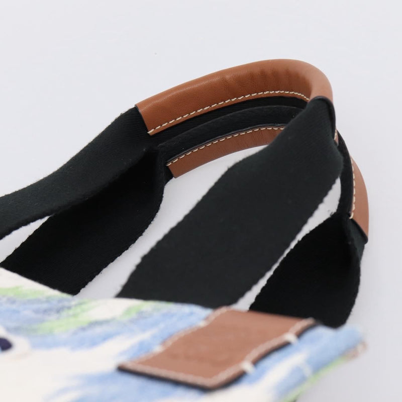 Loewe Paulas Ibiza Embellished Printed Canvas Multicolour Bag