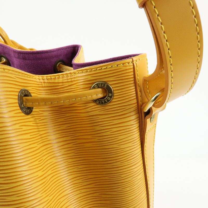 Louis Vuitton Noe Epi Leather Yellow Bag