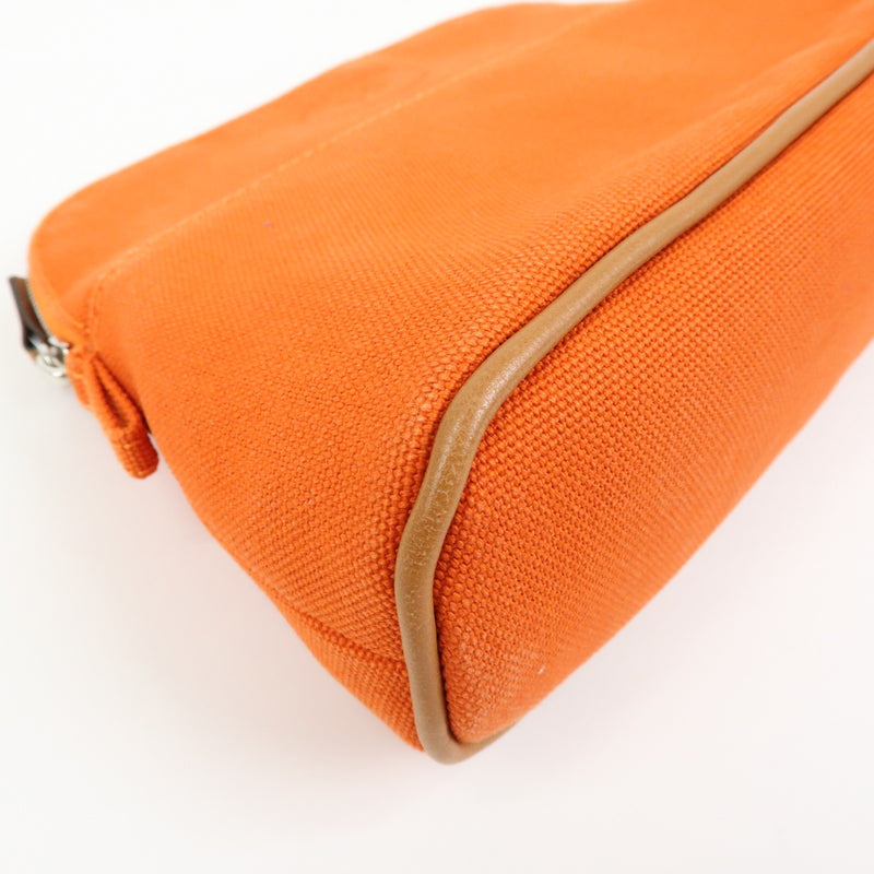 Hermes Bolide Travel Canvas Orange Bag