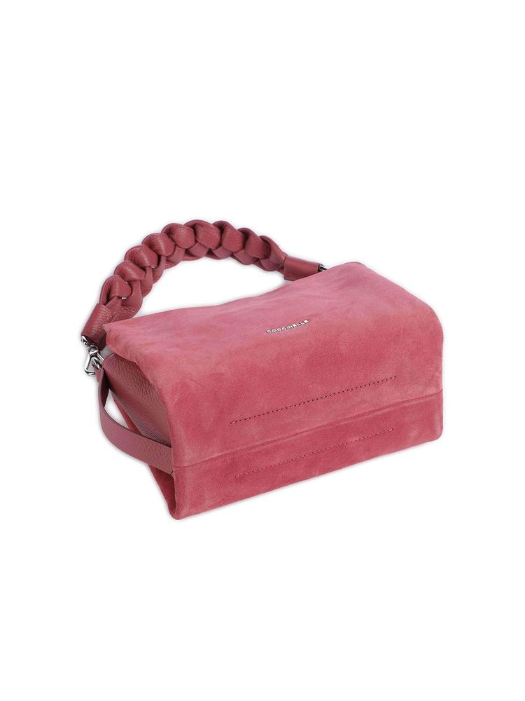 Coccinelle Shoulder Bag — Rose Cow Leather