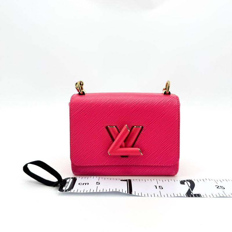 Louis Vuitton Braided Chain Twist Epi Leather Pink Bag