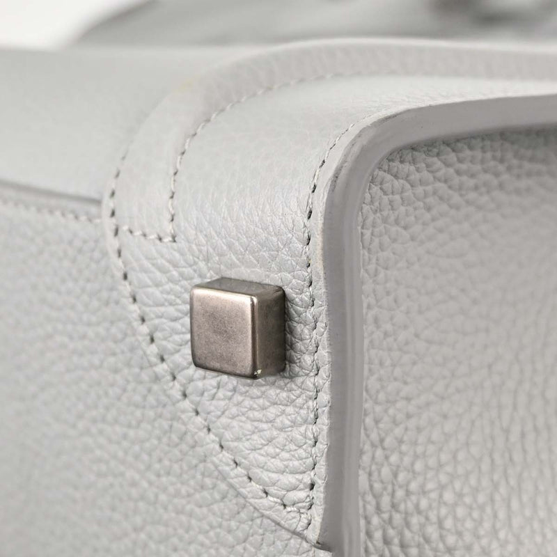 Celine Luggage Grainy Leather Gray Bag