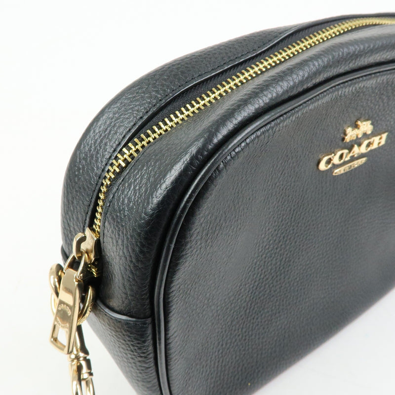 Coach Shoulder Leather Black Bag