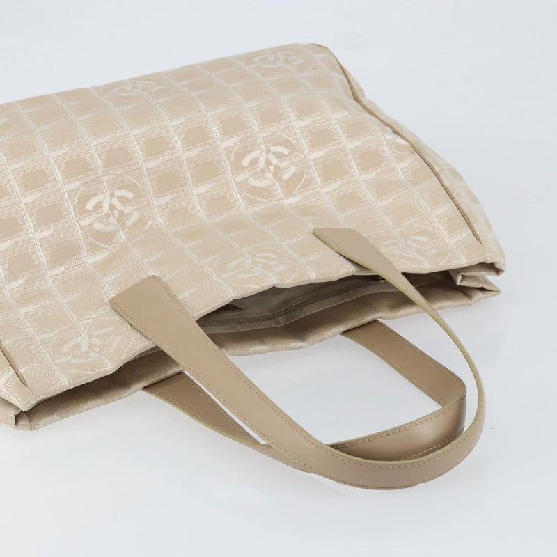 Chanel Travel Line Nylon Beige Bag