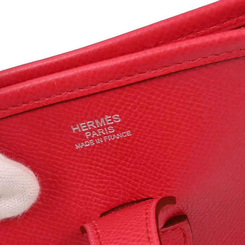 Hermes Evelyne Bag Gen Iii Epsom Red Leather