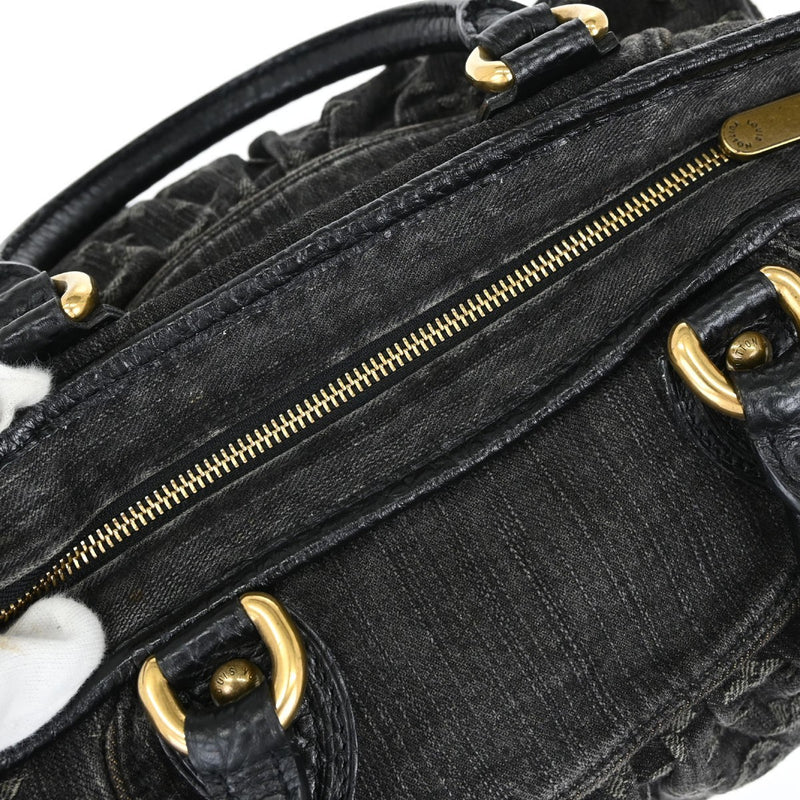 Louis Vuitton Neo Cabby Monogram Denim Black Denim_jeans Bag