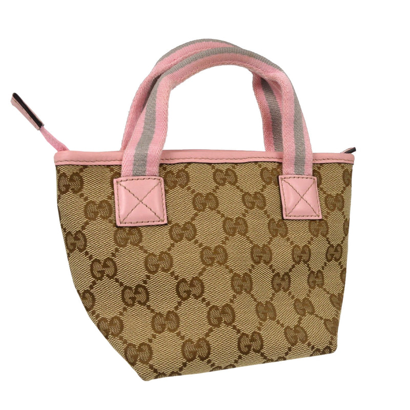 Gucci Kids Web Gg Canvas Beige Bag