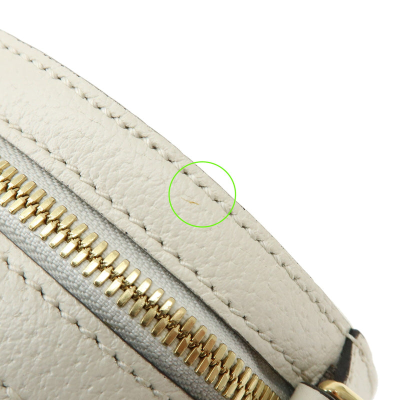 Gucci Ophidia Round Leather White Bag