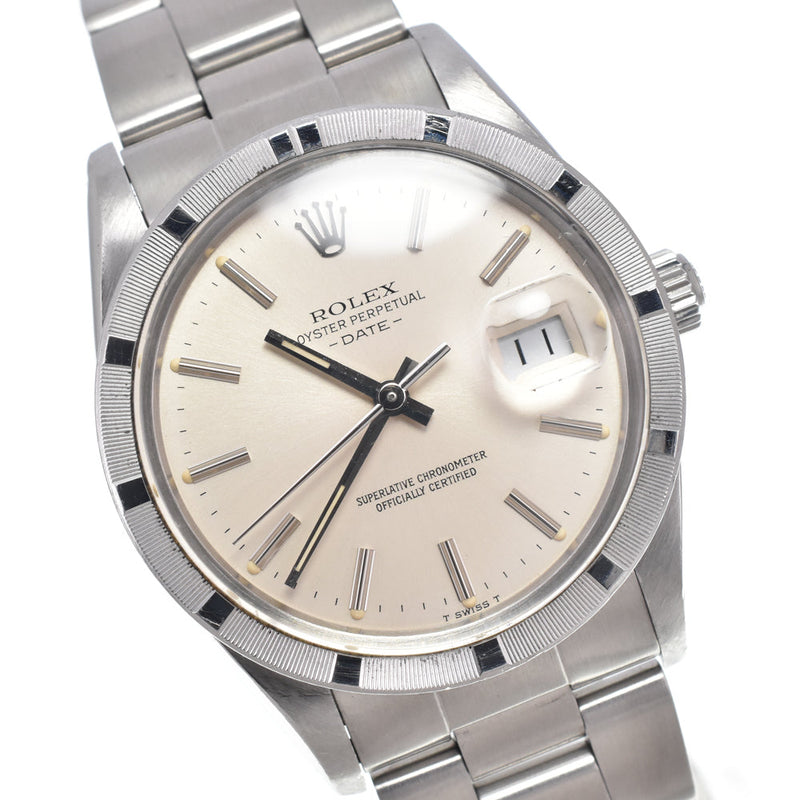 Rolex Oyster Perpetual Date Automatic Stainless Steel And Yellow Gold With Diamond Markers Watches