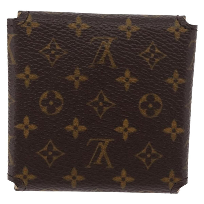 Louis Vuitton Folding Jewelry Case Monogram Canvas Brown Accessory