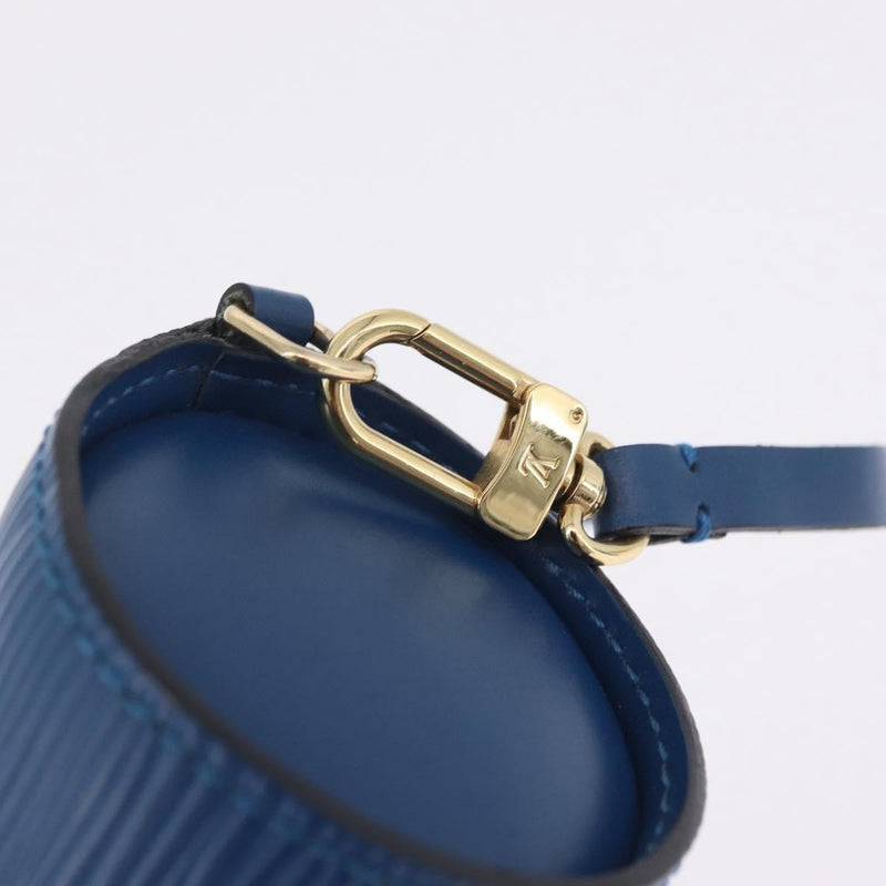 Louis Vuitton Soufflot Pochette Epi Leather Blue Bag